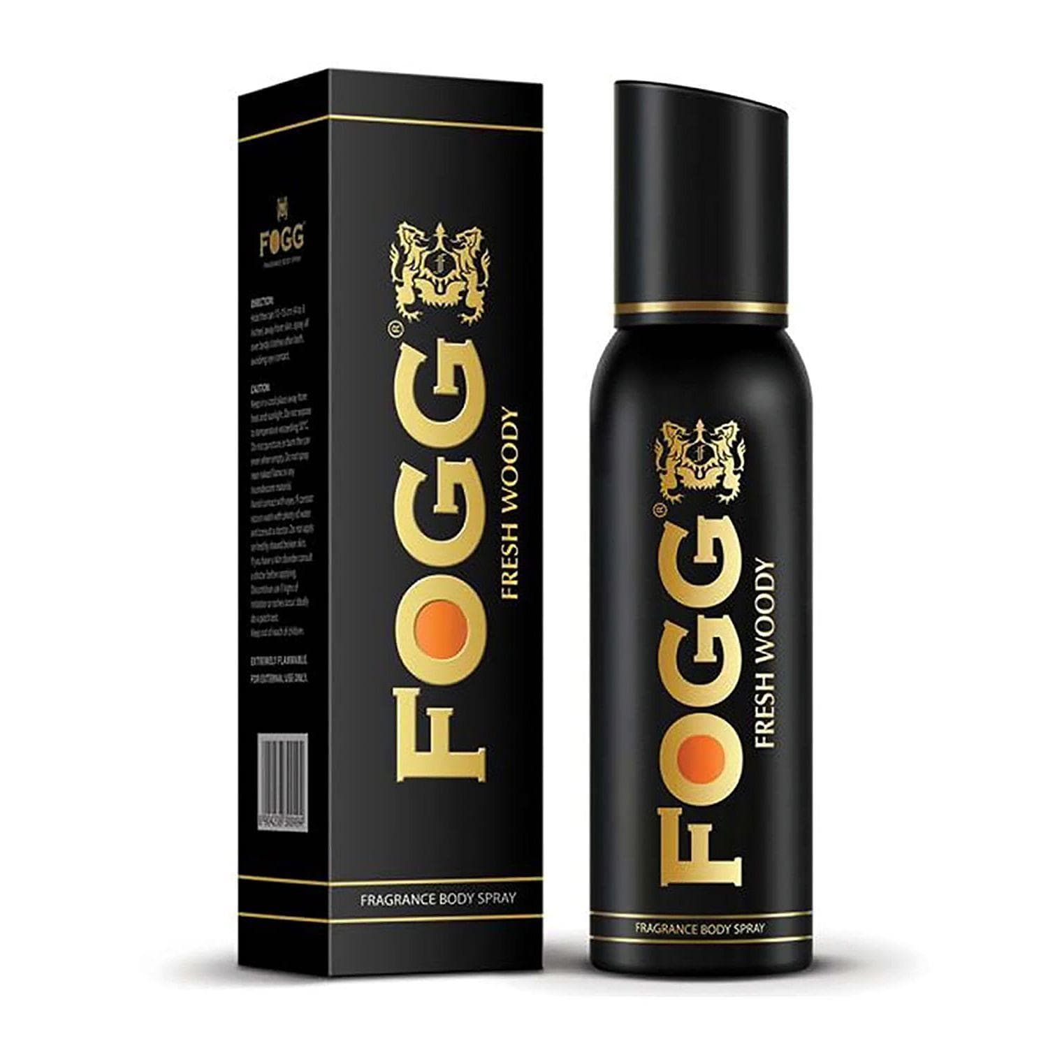 Body spray for men with a fresh woody fragrance (120 ml), Fresh Woody Fragrance Body Spray Fogg