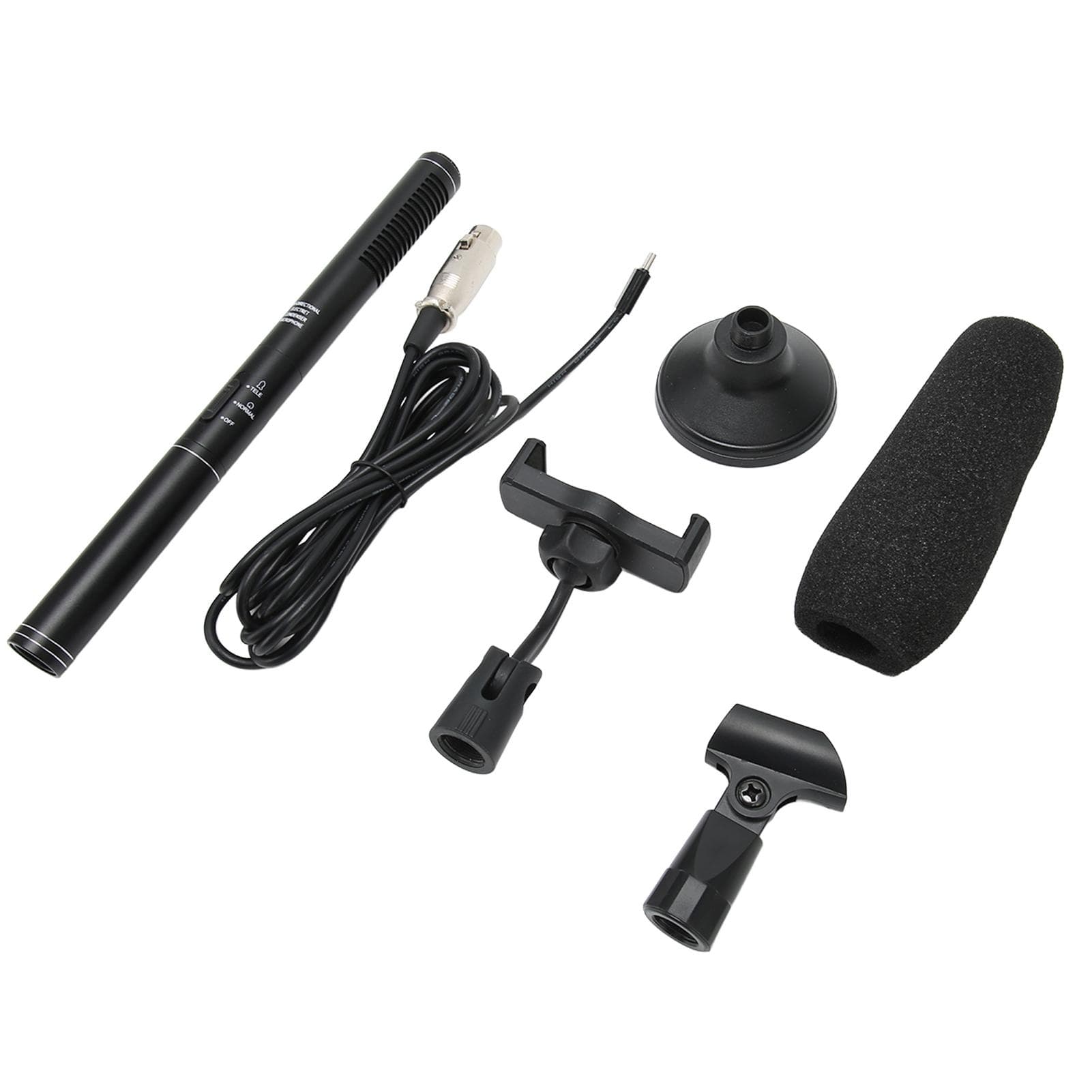 Handheld Interview Microphone Live Broadcast Wired Professional Portable Reporter Microphone for