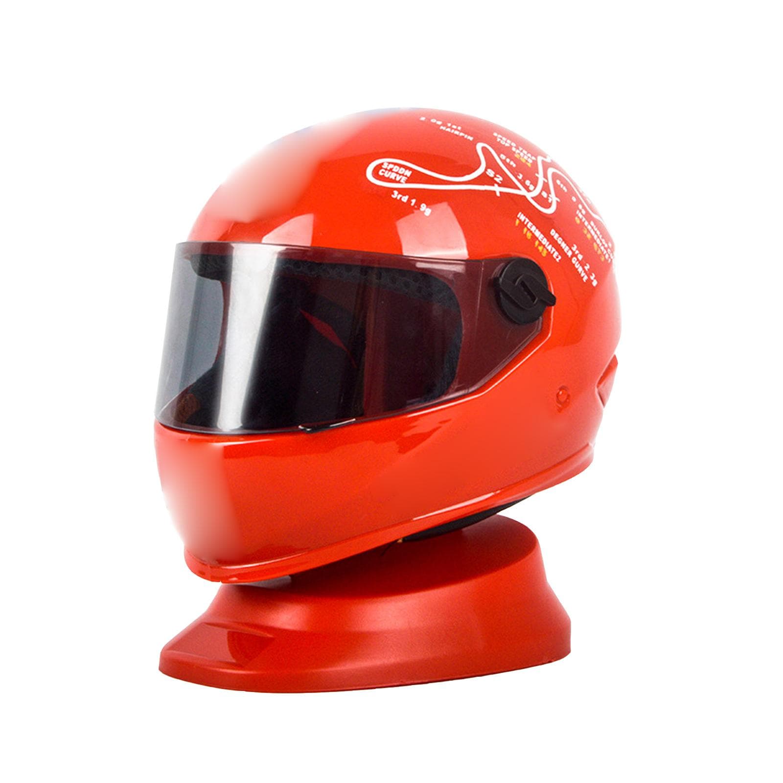 Pet Helmet Engineering Plastic Red Stylish Handsome Shock Absorption Puppy Helmet for Outdoor