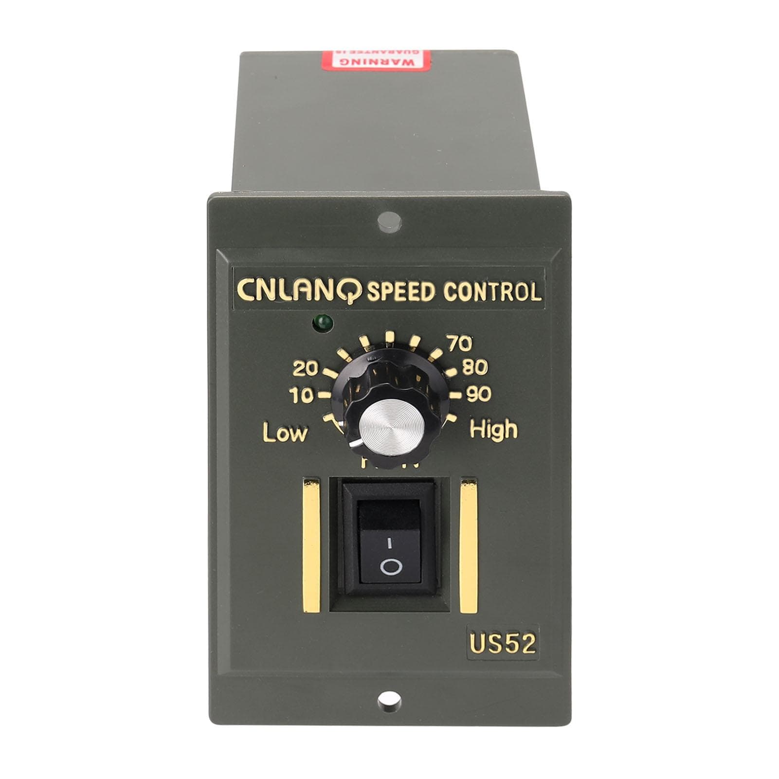 400W AC220V ABS Speed Controller Motor Speeds Pinpoint Regulator Control Device with Indicator Light US-52