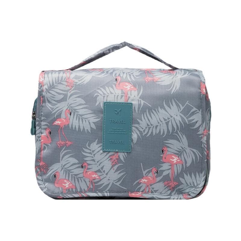 Cosmetic Bag Women Travel Pouch Waterproof Toiletries Beauty Organizer Ladies Bathroom Neceser Makeup Storage Bag With Hook blue