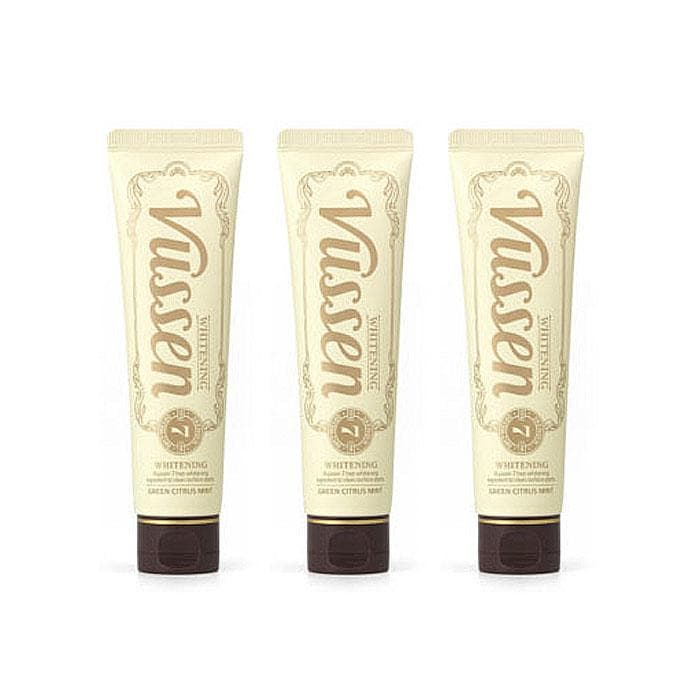 Vussen Korean Whitening Toothpaste 3 Pack – Teeth Whitening & Fresh Breath Care Vussen 7 100g x 3pc