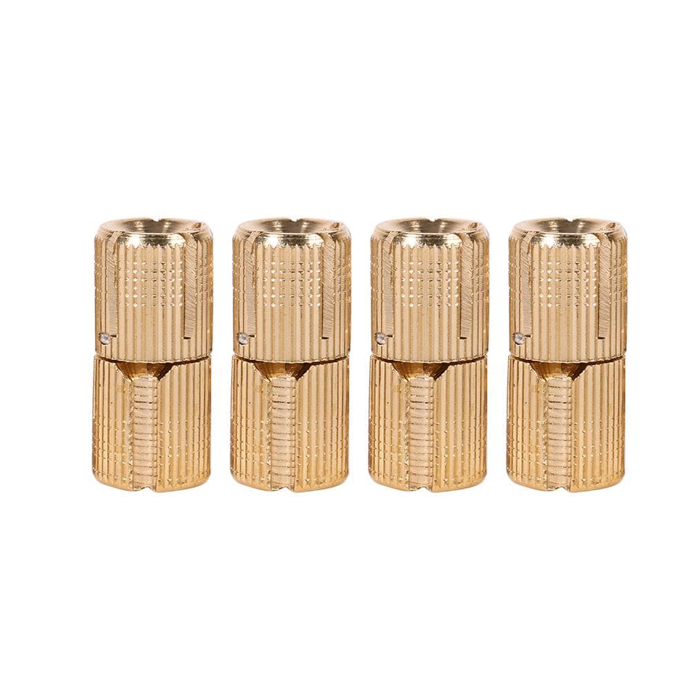 4pcs/pack Copper Cabinet Door Concealed Barrel Hinge for Worktops DIY Project 14mm