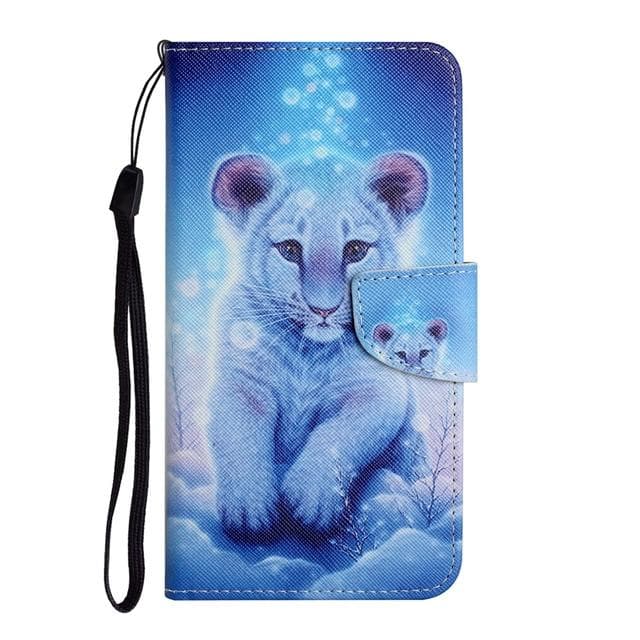 Galaxi A13 Wallet Phone Case For Samsung Galaxy A23 A13 A03s A53 A33 A73 5g Cases Cute Girl Cat Flip Leather Cover Card Holder Samsung A13 5G