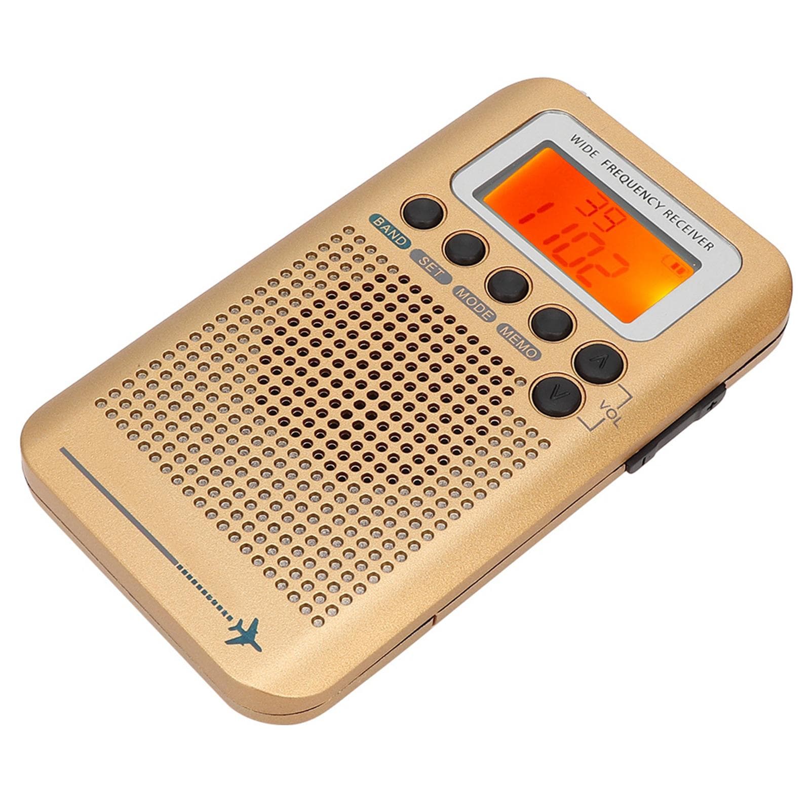 Multi Functional All Band Radio Receiver for Air FMAMSw VHf CB Band SQ Noise Reduction