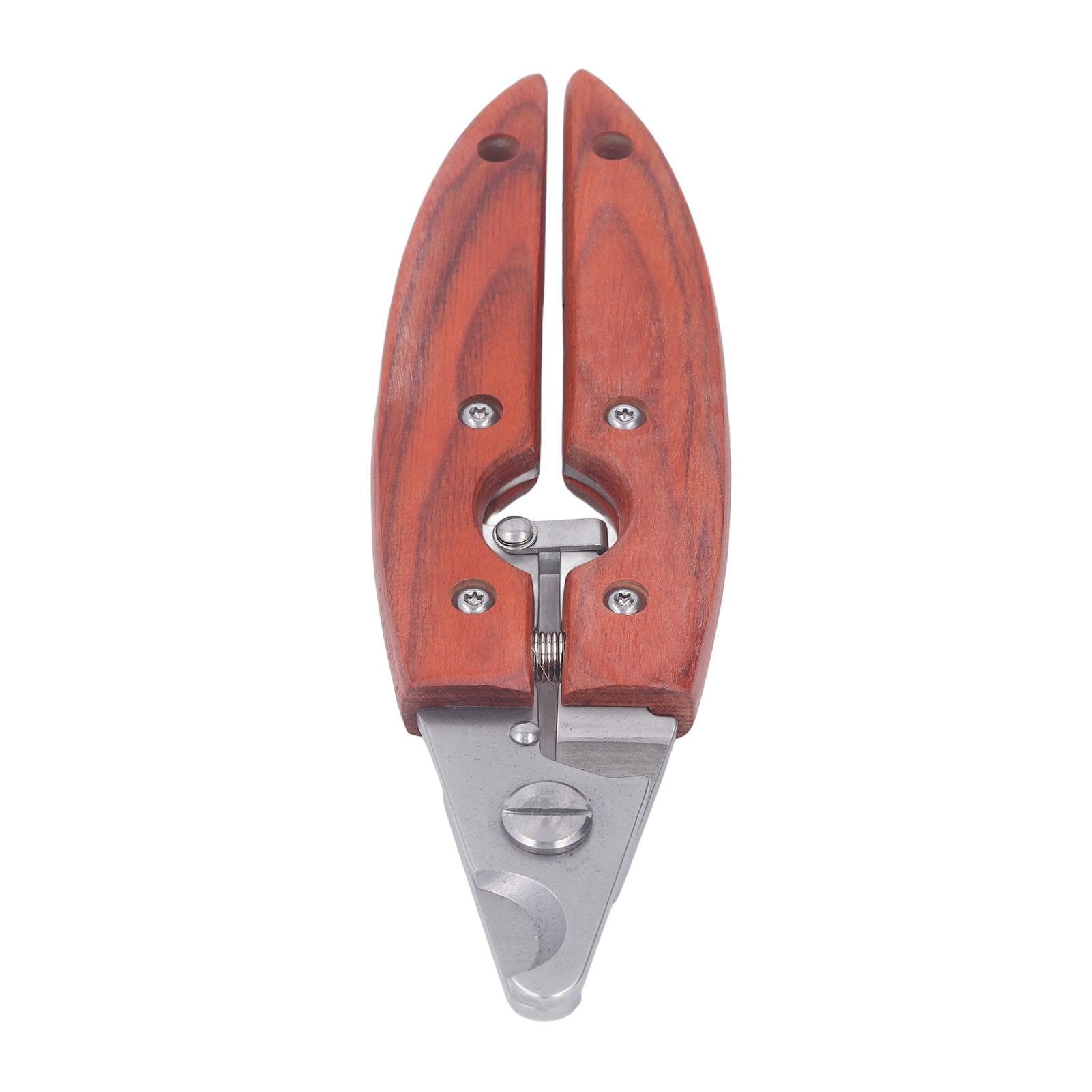 Pet Nail Clippers Wooden Handle Stainless Steel Dog Claw Trimmers Quick Safety Cat Nail Trimmers