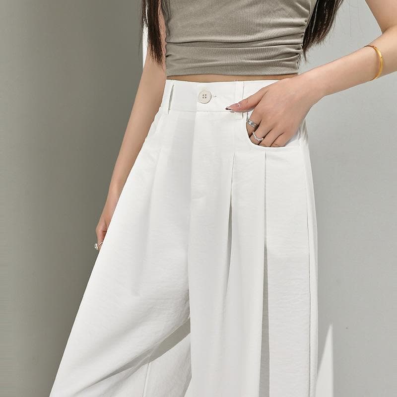 Suit Pants Women's Spring High Waist Loose Drape Pants Women's Casual Wide-leg Pants Women's Spring Casual Pants Women's XL