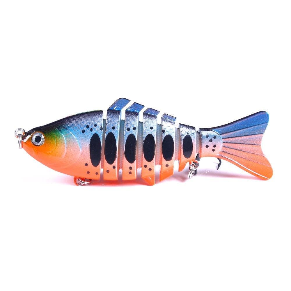 Sinking Wobblers 7 Segments Pesca Fishing Lures Multi Jointed Swimbait Hard Bait Fishing Tackle Bass Isca Crankbait
