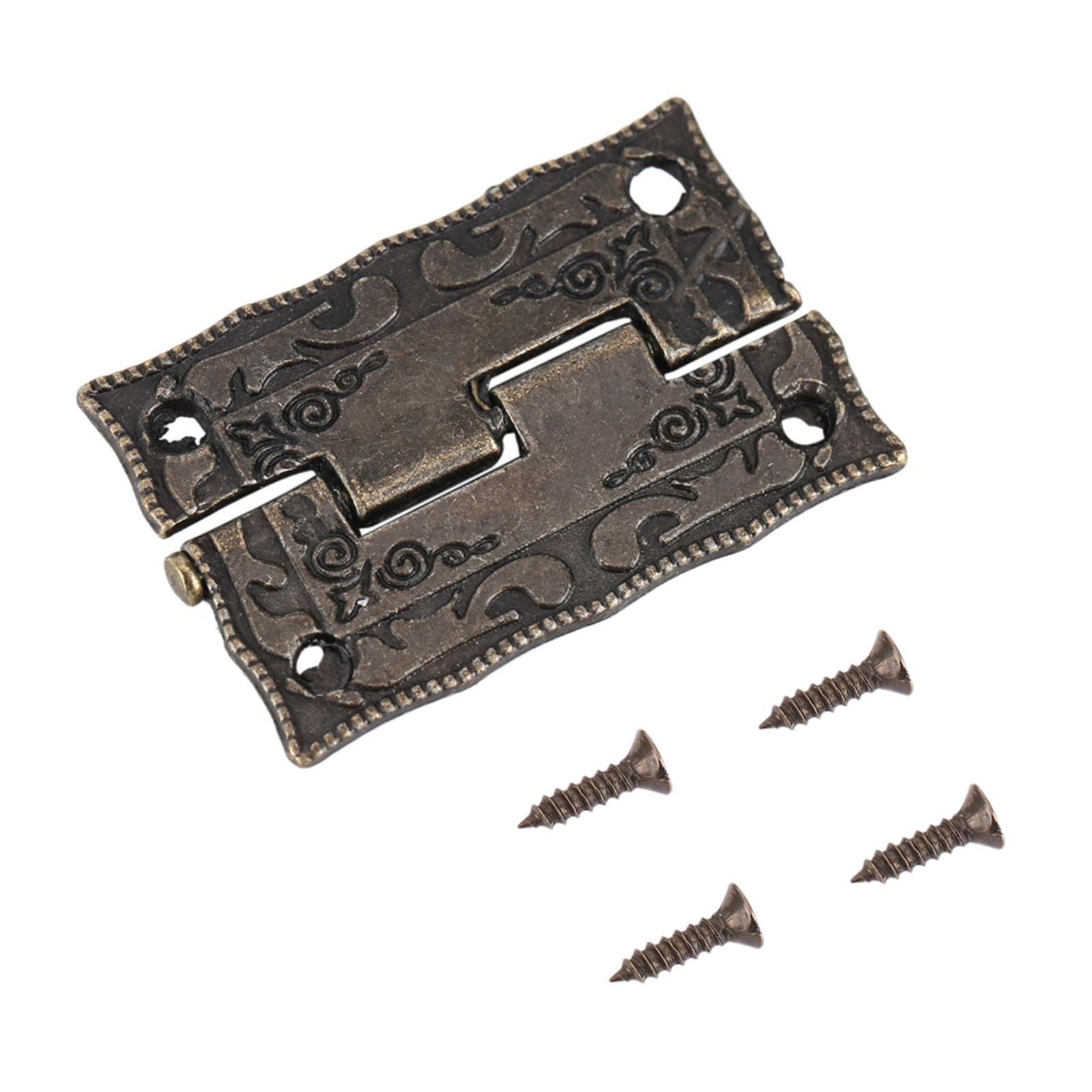 10Pcs 0 degrees -270 degrees Antique Bronze Cabinet Jewelry Box Hinges Door Furniture Wood Case