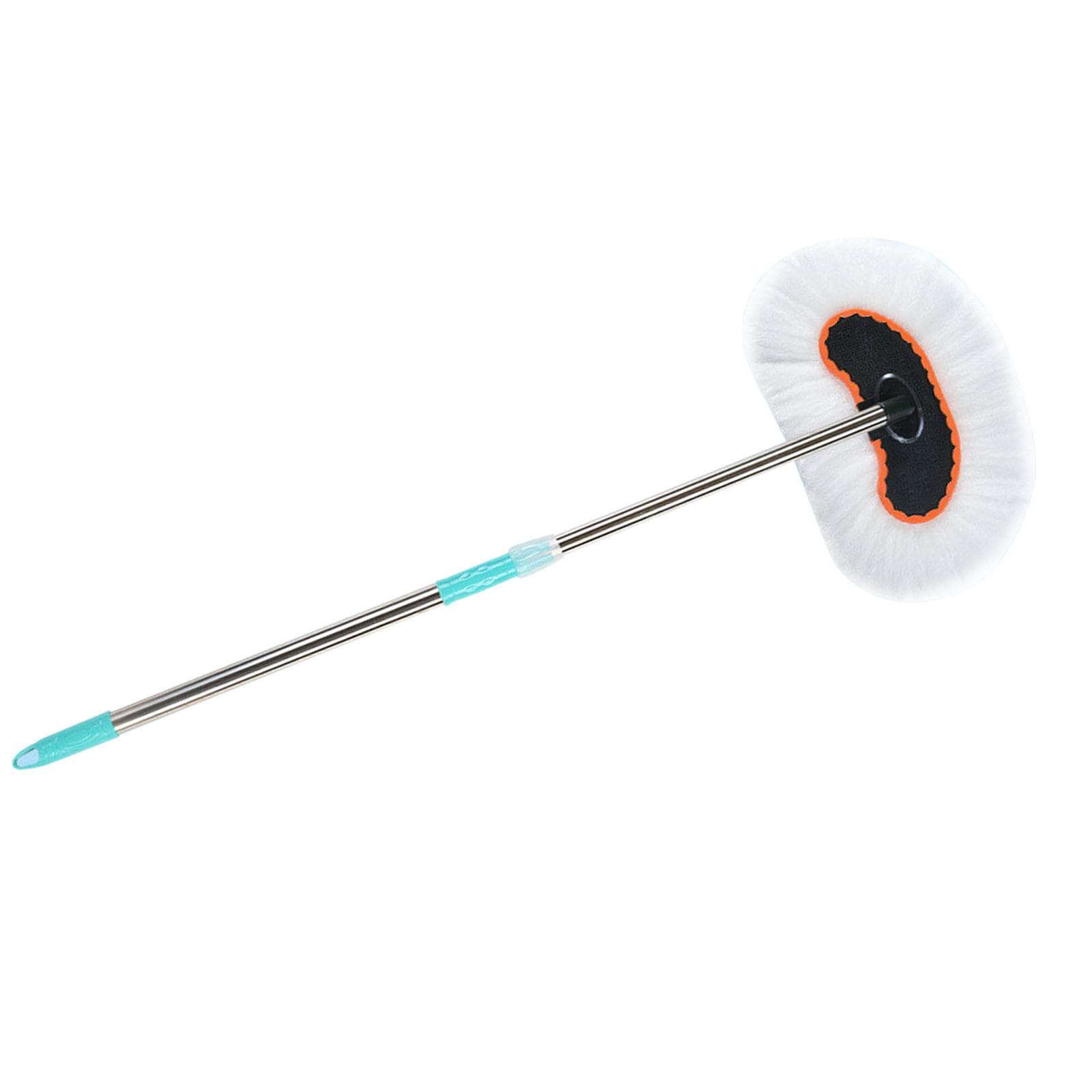 Soft Bristle Car Wash Brush Multifunctional Stainless Steel Pole Telescopic Long Handle Car