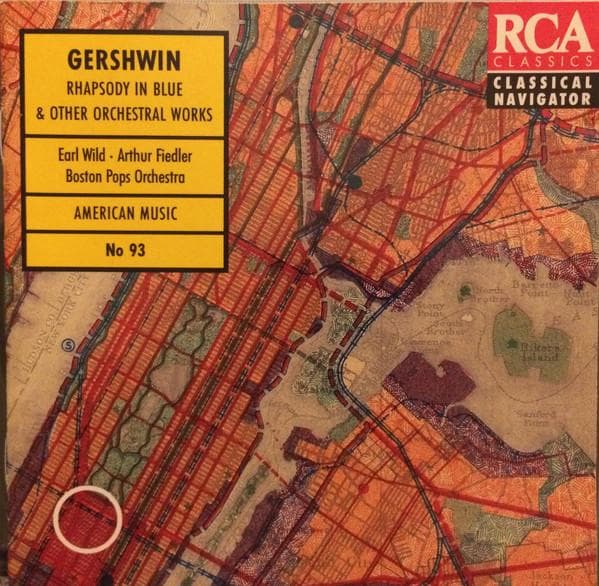 CD GEORGE GERSHWIN / EARL WILD, ARTHUR - Rhapsody In Blue & Other Orchestral 74321179062 RCA Classics, B 1994 Europe Jazz Used