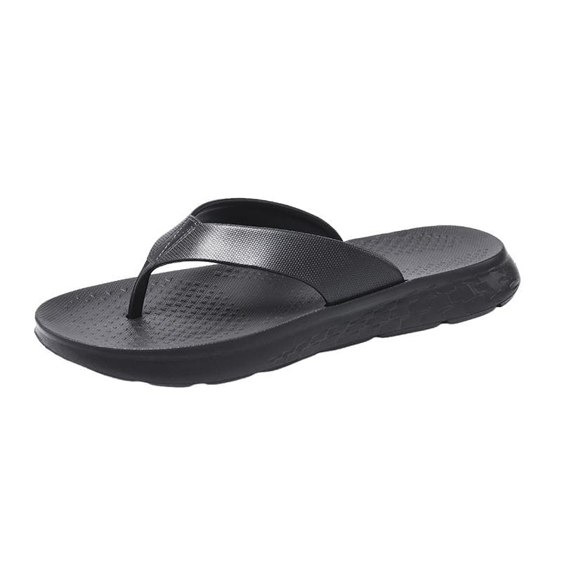 Men's Orthopedic Sandals Fashion Couples Beach Flip Flop Summer Outdoor Soft Sandals With Arch Support Bathroom Slides 40 black