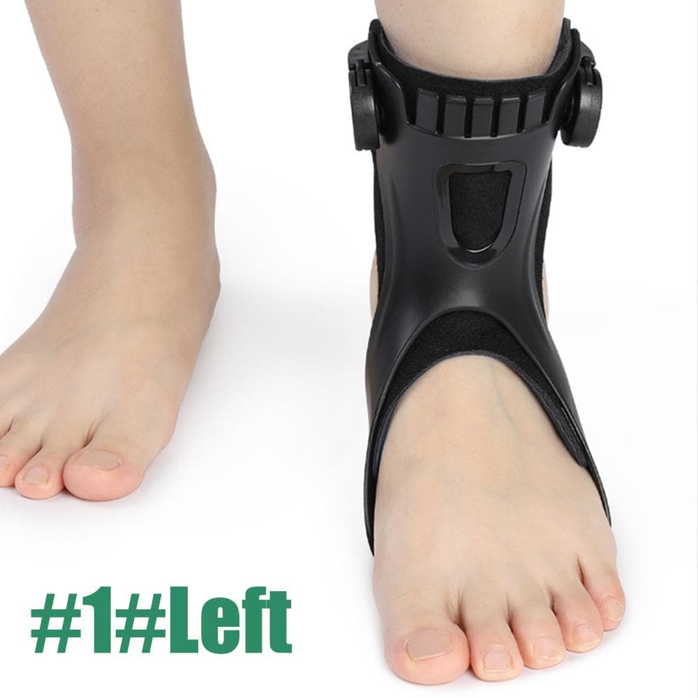 Drop Foot Brace Foot Up Ankle Foot Orthosis Support with Inflatable Airbag for Hemiplegia Stroke Shoes Walking Foot Stabilizer M