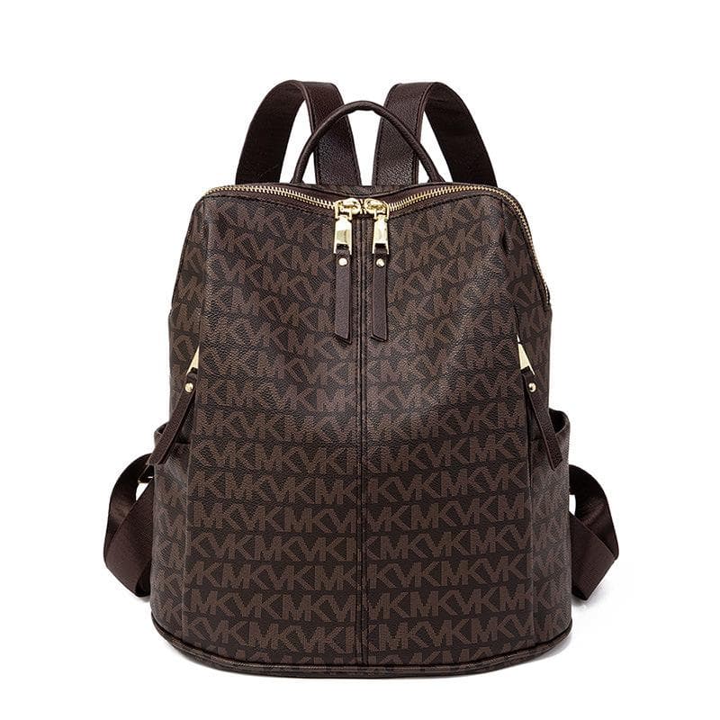 Fashion Printed Backpack Women's Summer Large Capacity Retro Anti-theft Backpack Mommy Travel Bag