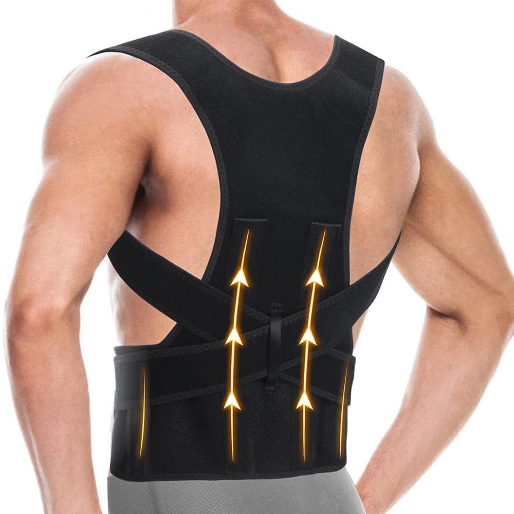 Posture Corrector for Women and Men,Back Brace Adjustable&Comfy, Support Straightener for Spine,Improves Posture and Pain Relief S