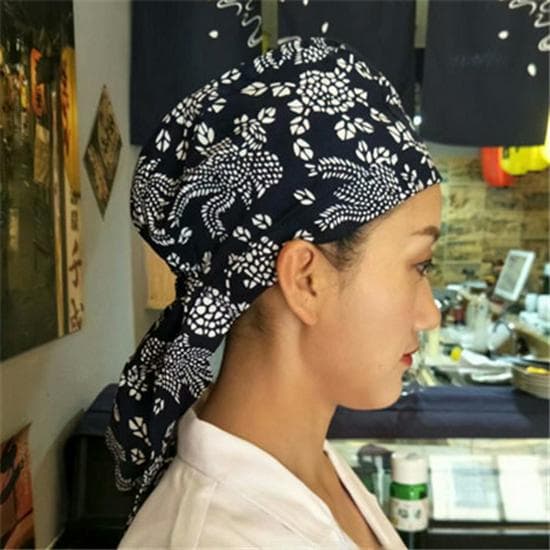 Unisex Japanese Kitchen Chef Hat - Ideal for Restaurants & Fast Food Adjustable