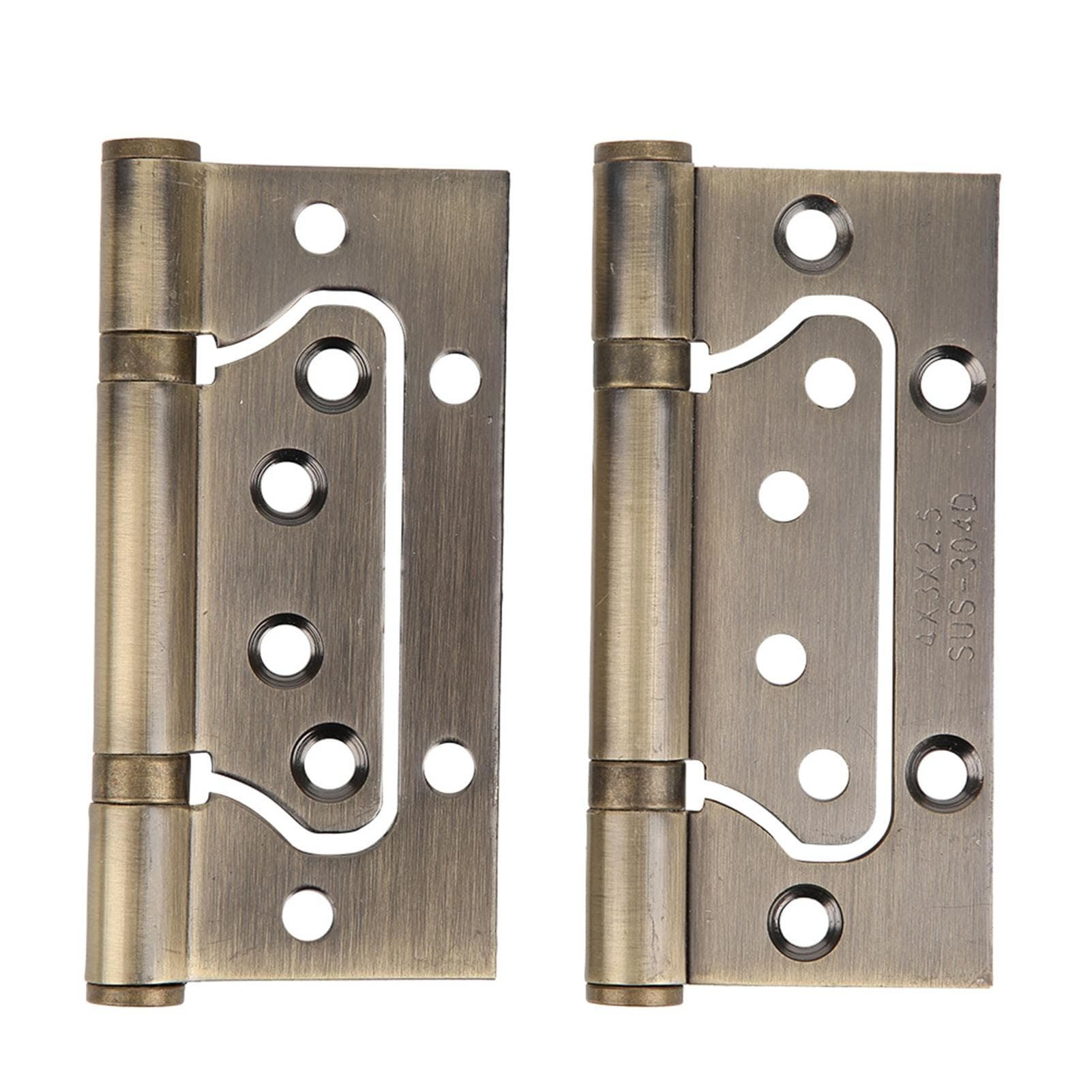 Household Stainless Steel Mute Bearing Flat Open Door Hinge Furniture Hardware Fittings