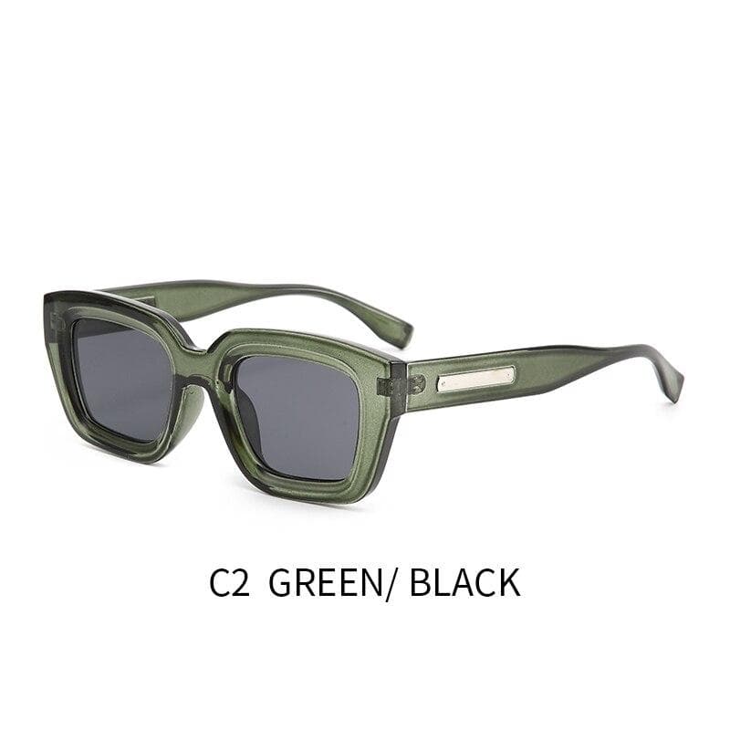 New Retro Square Sunglasses Fashion Ins Wear for Men and Women Europe America Cross Border Trendy