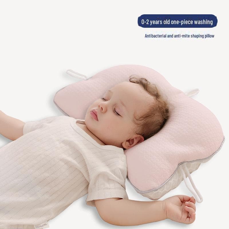 Anti-Tilt Baby Pillow: Breathable, Flat Head Correction, Newborn Gift 31x45 cm