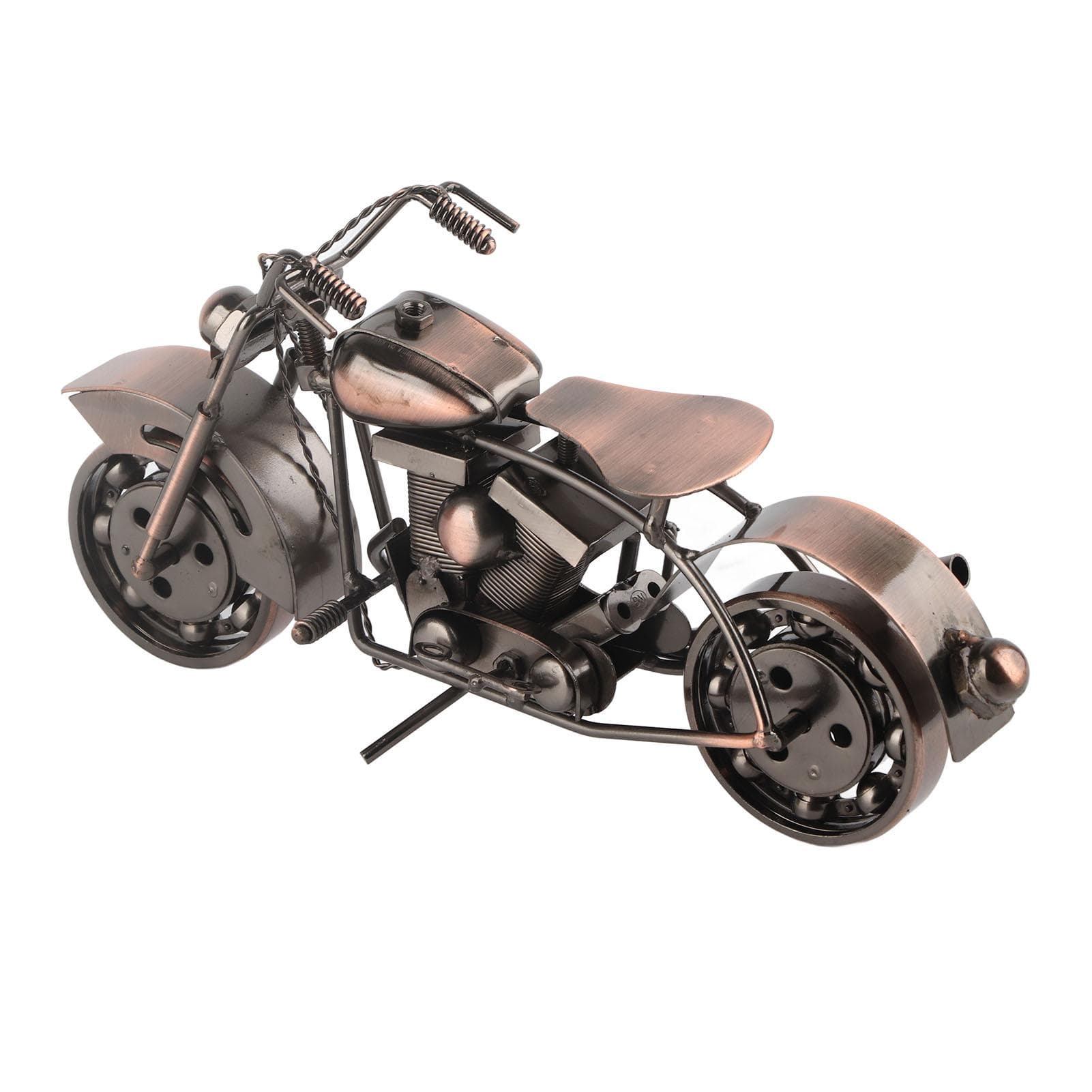 Metal Motorcycle Ornaments Retro Decorative Exquisite Workmanship Iron Ornaments for Living Room