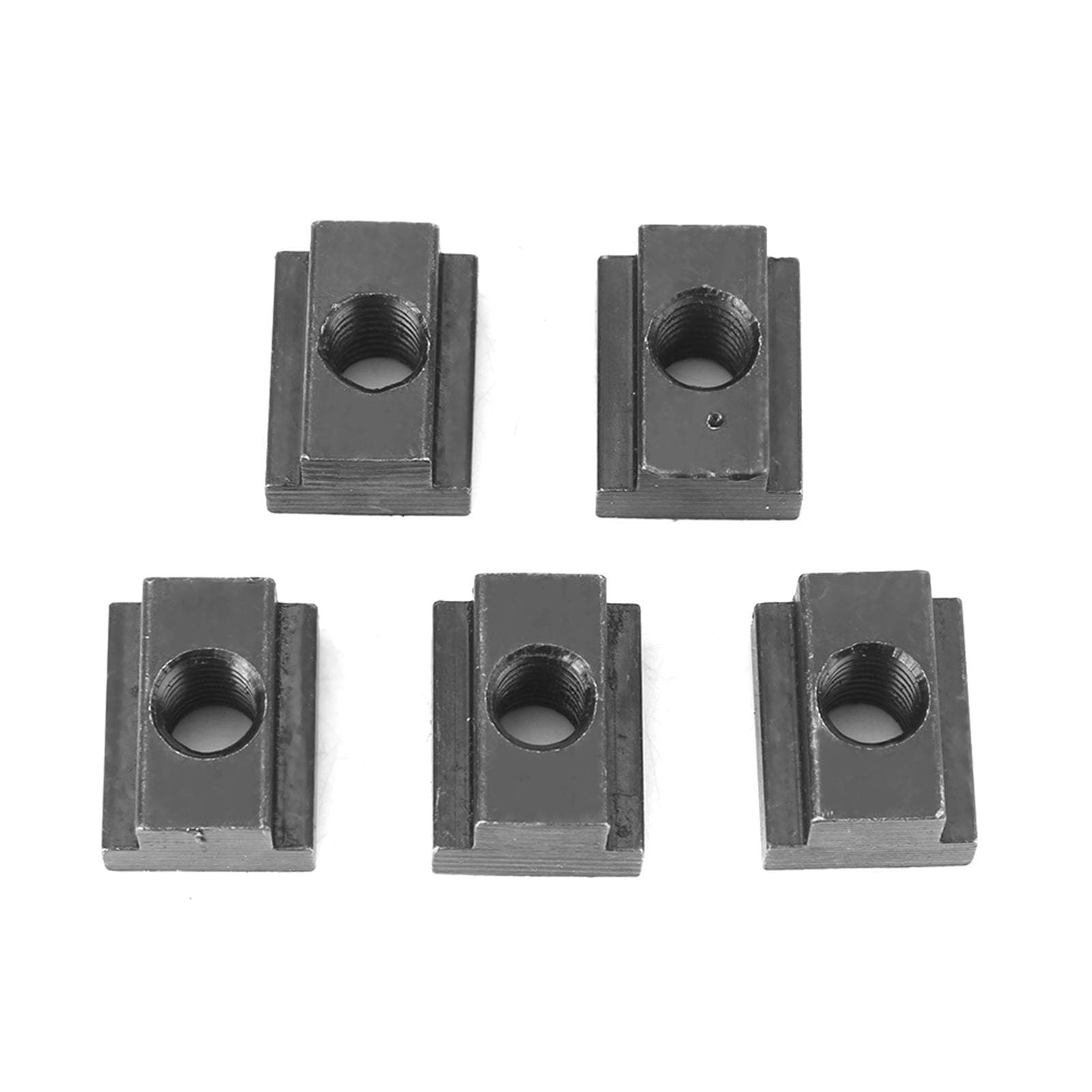 5 pcs Black Oxide Finish T Slot Nuts M810 Threads Fit Into T slots In Machine Tool Tables(M10)