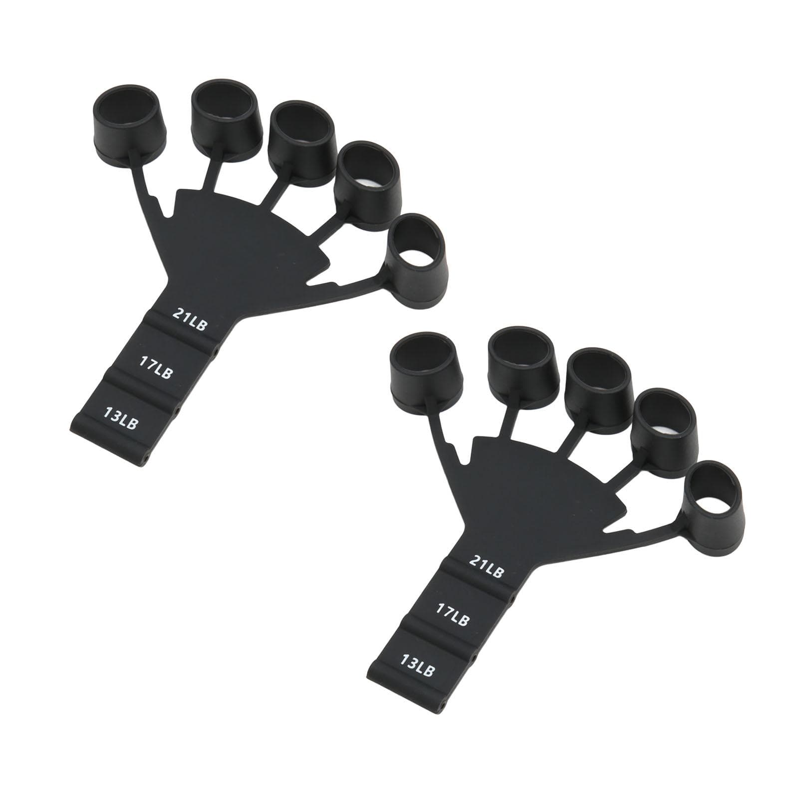 2PCS Finger Stretcher Silicone Portable High Elasticity Five Fingers Stretch Band for