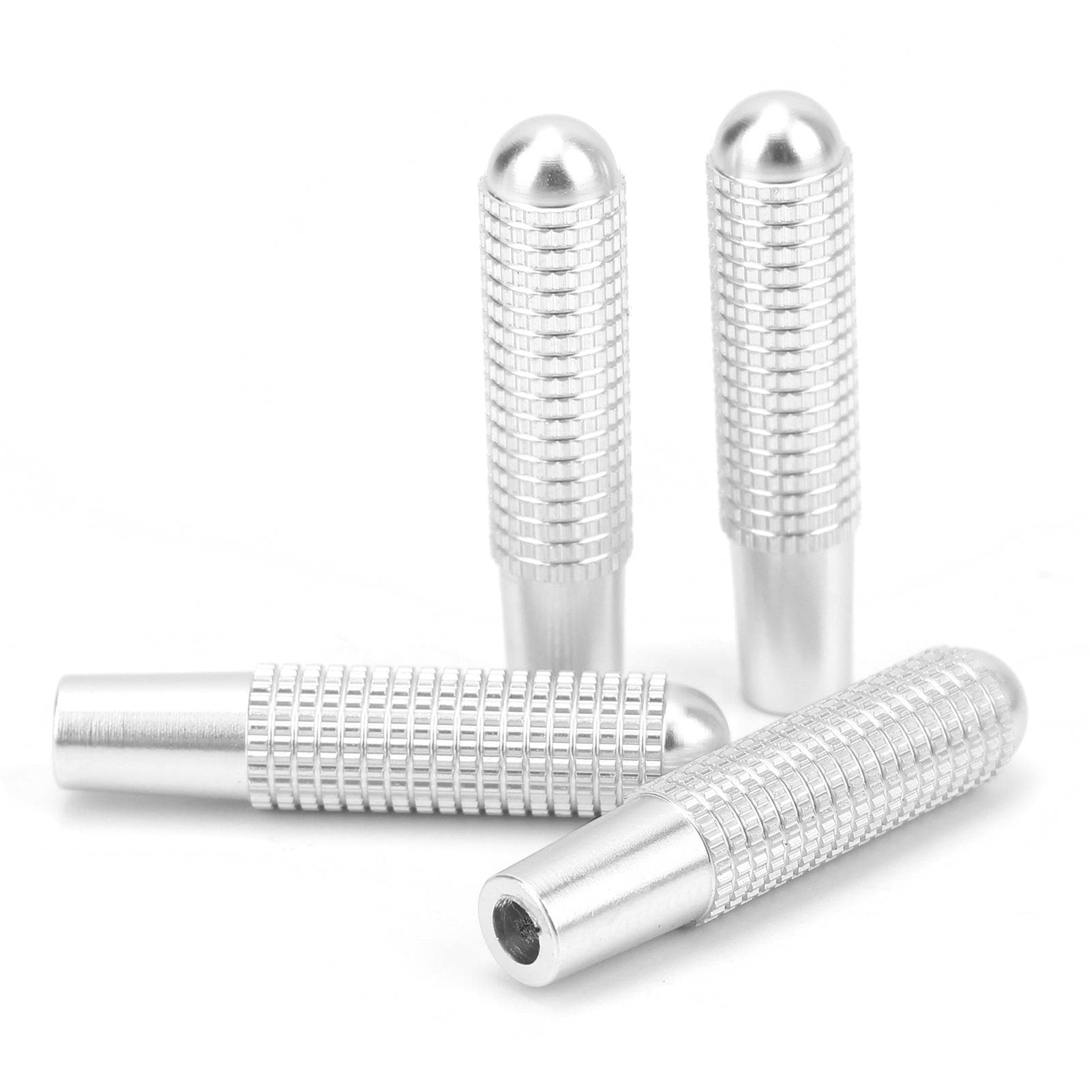 4PCS Car Door Lock Pin Aluminum Alloy Silver Replacement for MercedesBenz New C E Class