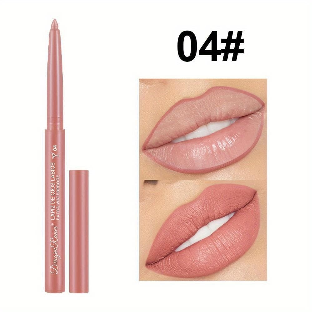 Lip Liner, Long-lasting Waterproof Lipstick, Smooth Texture, Rich Color, Long-lasting Solid Color, Matte Matte Lip Liner