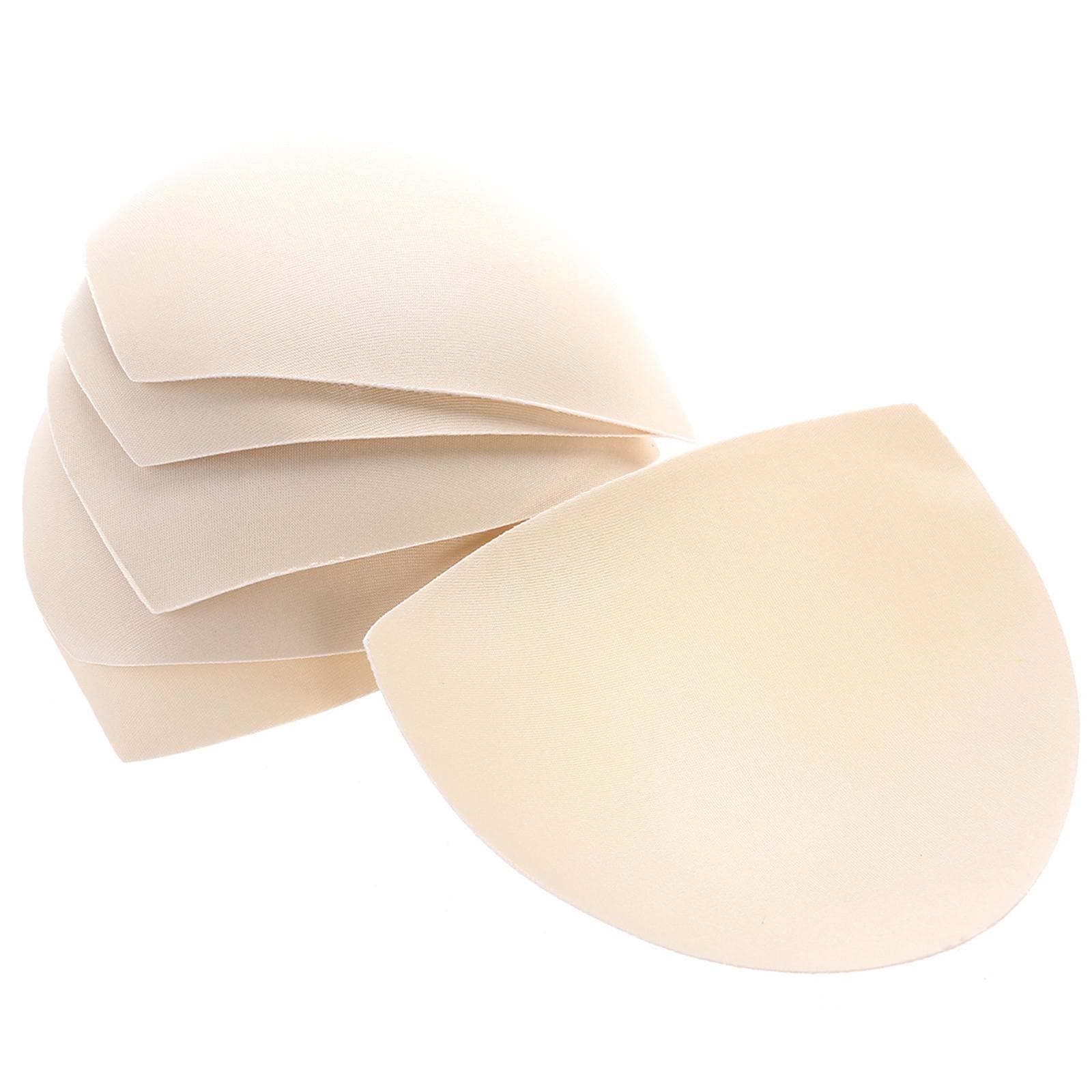 (SU)3pair Womens Removable Smart Cups Bra Inserts Pads For Swimwear Sports One Size khaki