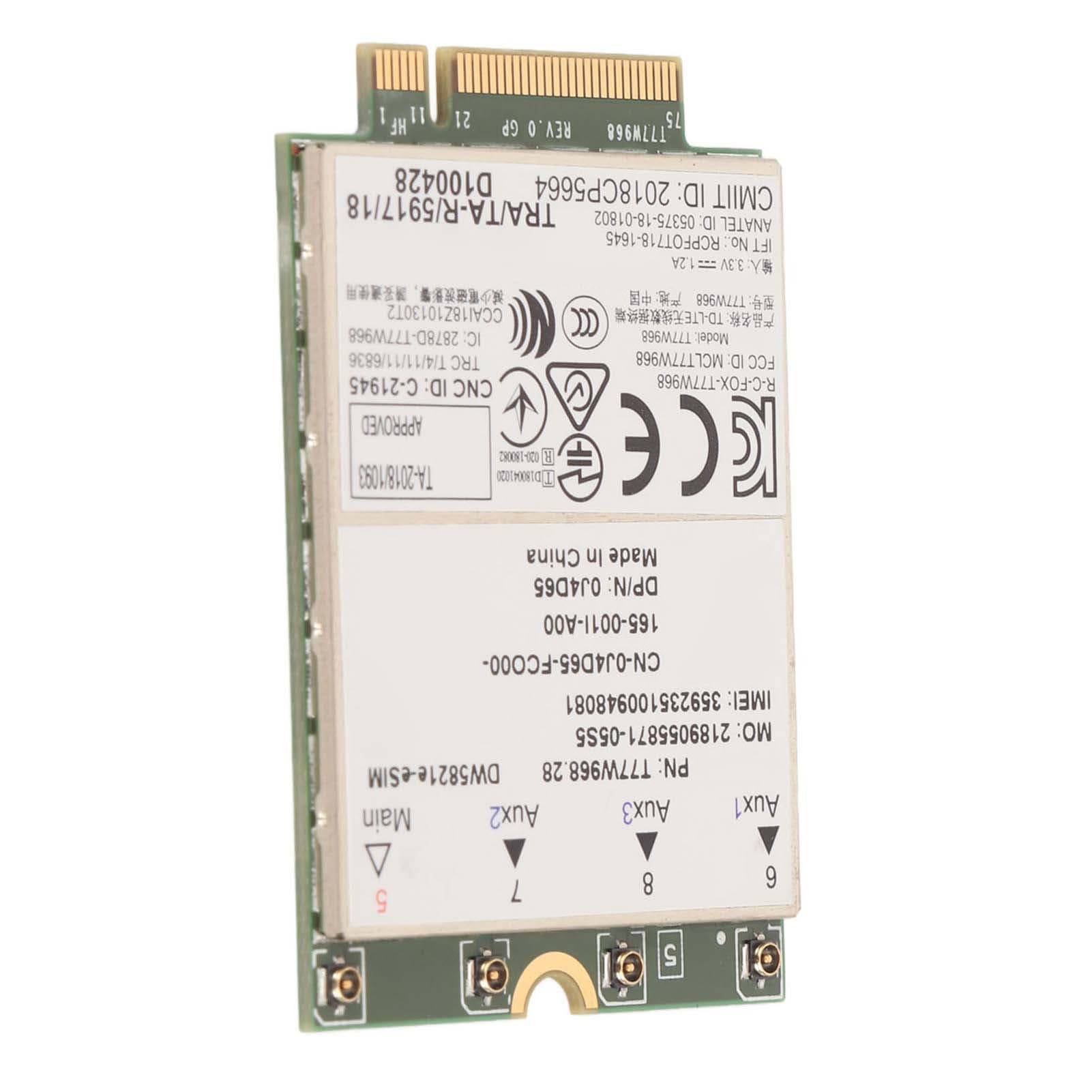 4G LTE Network Module for Dell Laptop 1GBPS Support Cat16 E ESIM Network T77W968 Network Card