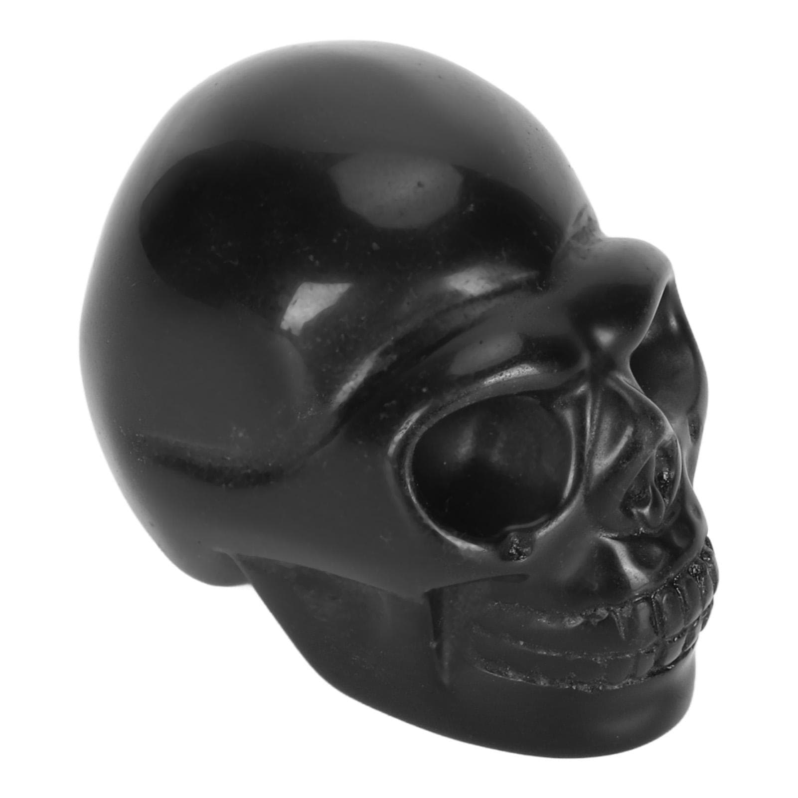 2 Inch Crystal Skull Head Hand Carved Polished Carving Skull Statue Miniature Skulls Ornaments for
