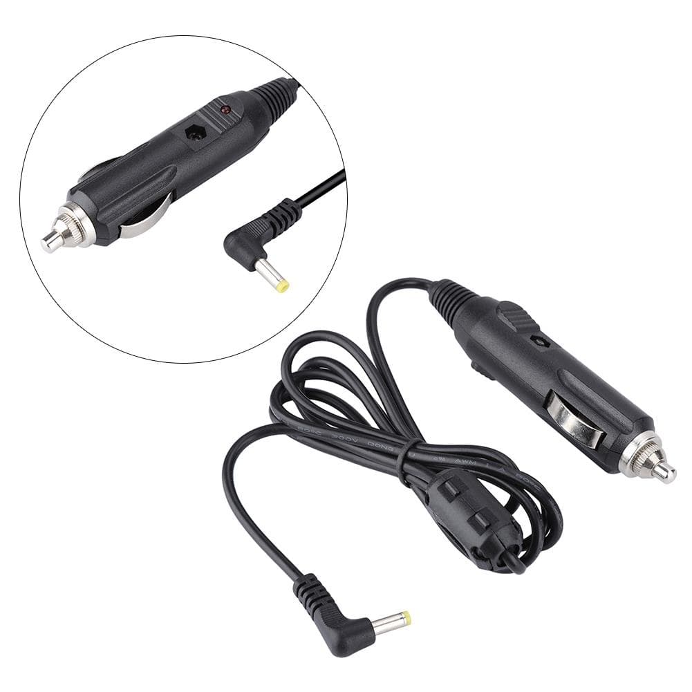 Car Charging Line Cable Automobile DC Adapter Cigarette Lighter Charger With Indicator Light