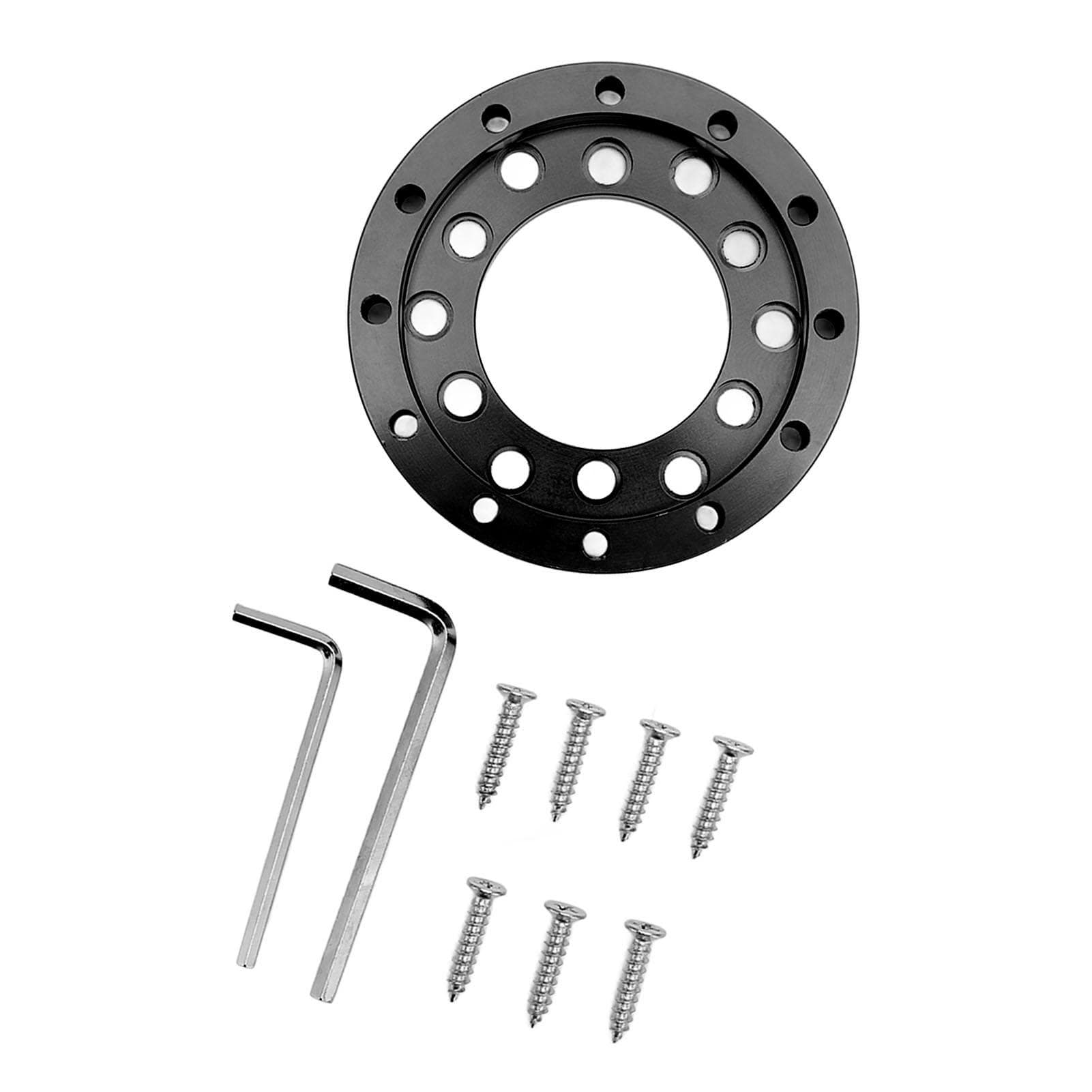 70mm Steering Wheel Adapter Plate Professional Aluminum Racing Car Gaming Steering Wheel Adapter