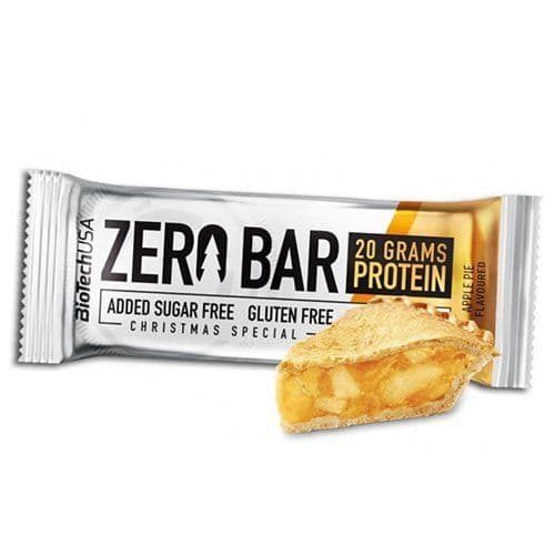 Protein bar without sugar, Zero Bar, BioTech (USA) (14084006) 50g Apple pie