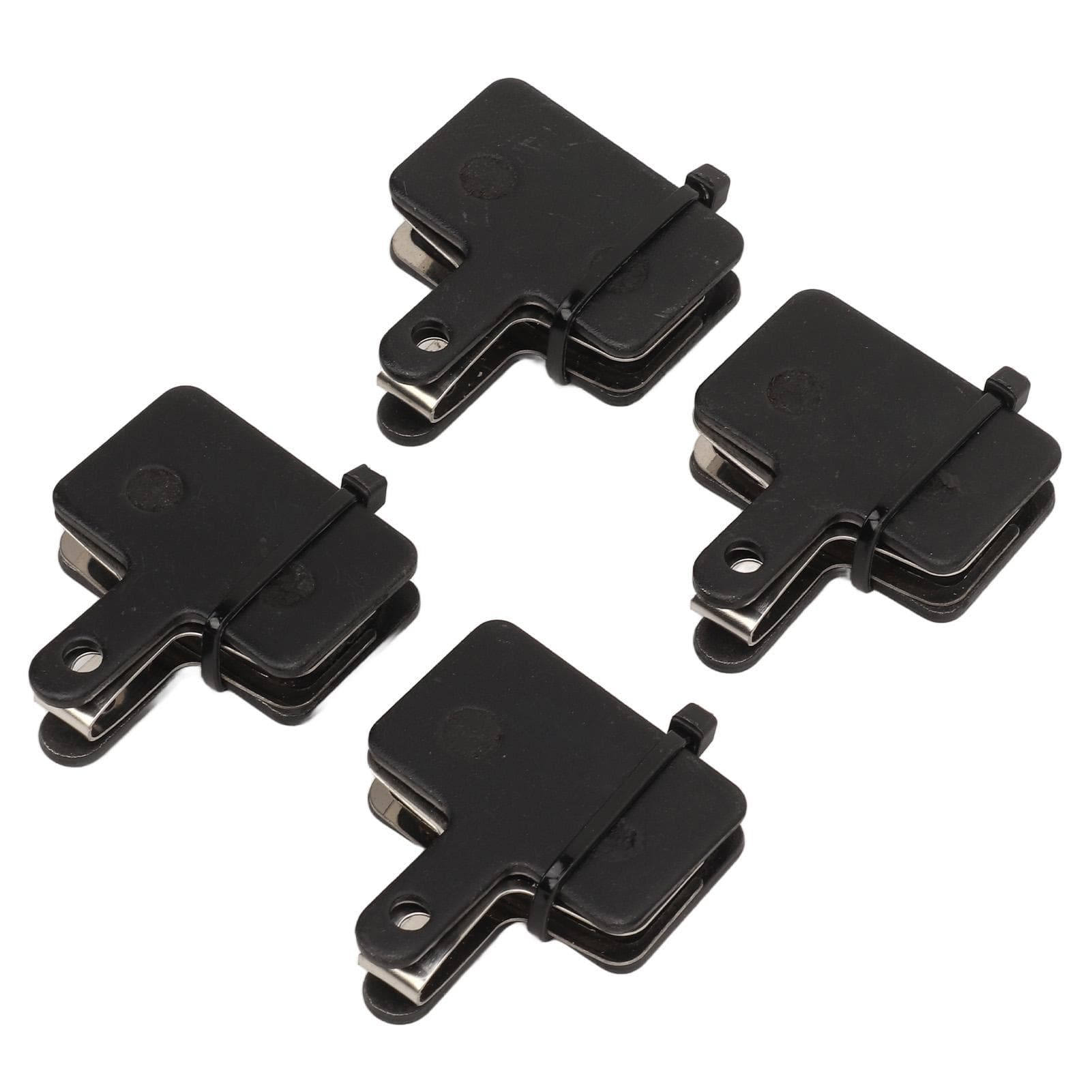 4 Pairs Bike Brake Pads Disc Brake Pads with Installation Tool Copper Fiber Organic Resin Bike