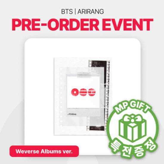 BTS – ARIRANG 5th Full Album Set (2 Versions) + Living Legend Ver. + Weverse Albums Ver.(Can select individual options) Weverse Albums ver.