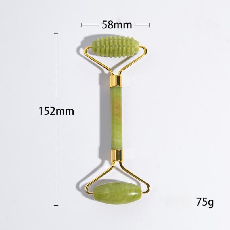 Crystal Stone Jade Roller Face Lift Massage Roller Facial Slimming Massager C(1PCS)