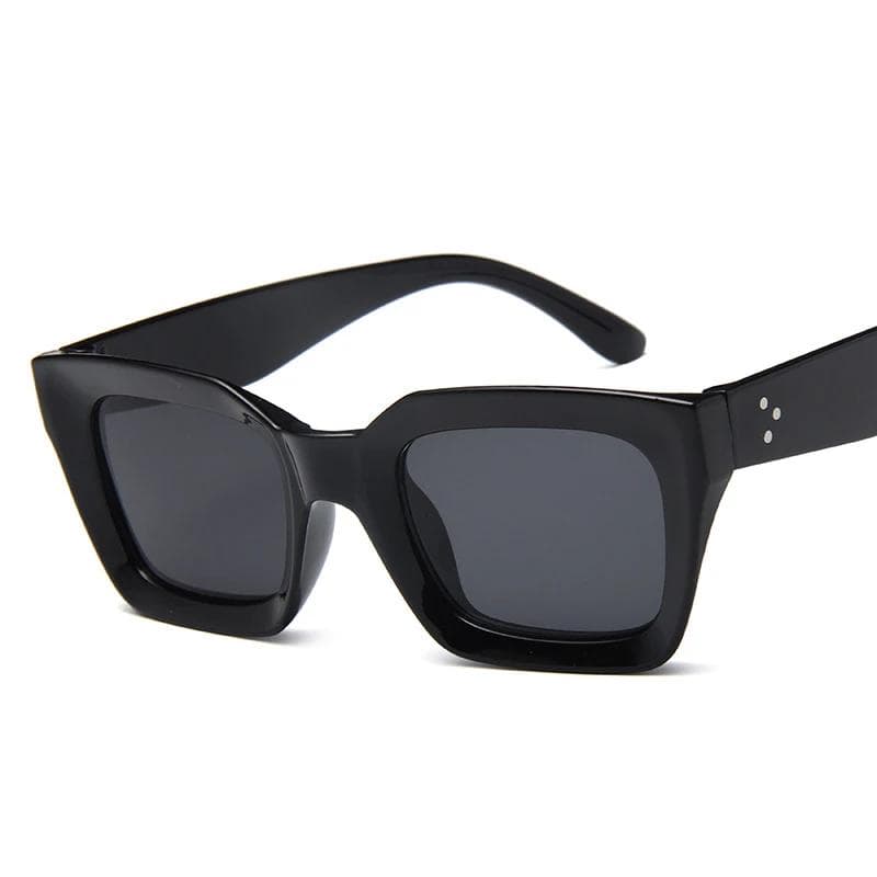 New Square Sunglasses Women Men Designer Vintage Black Clear Shades Fashion Sun Glasses Travel Oculos De Sol Other