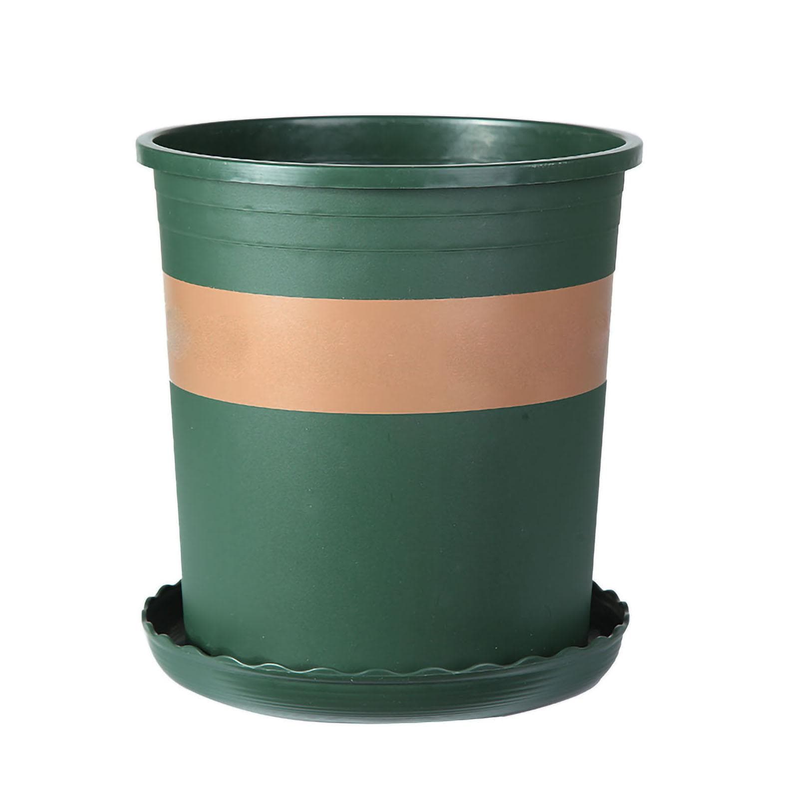 Plant Pot Gallon Pot PP Multifunctional Round Planting Seedling Transplanting Perforated Plastic 5 Gallon 11.02x12.20x8.66in
