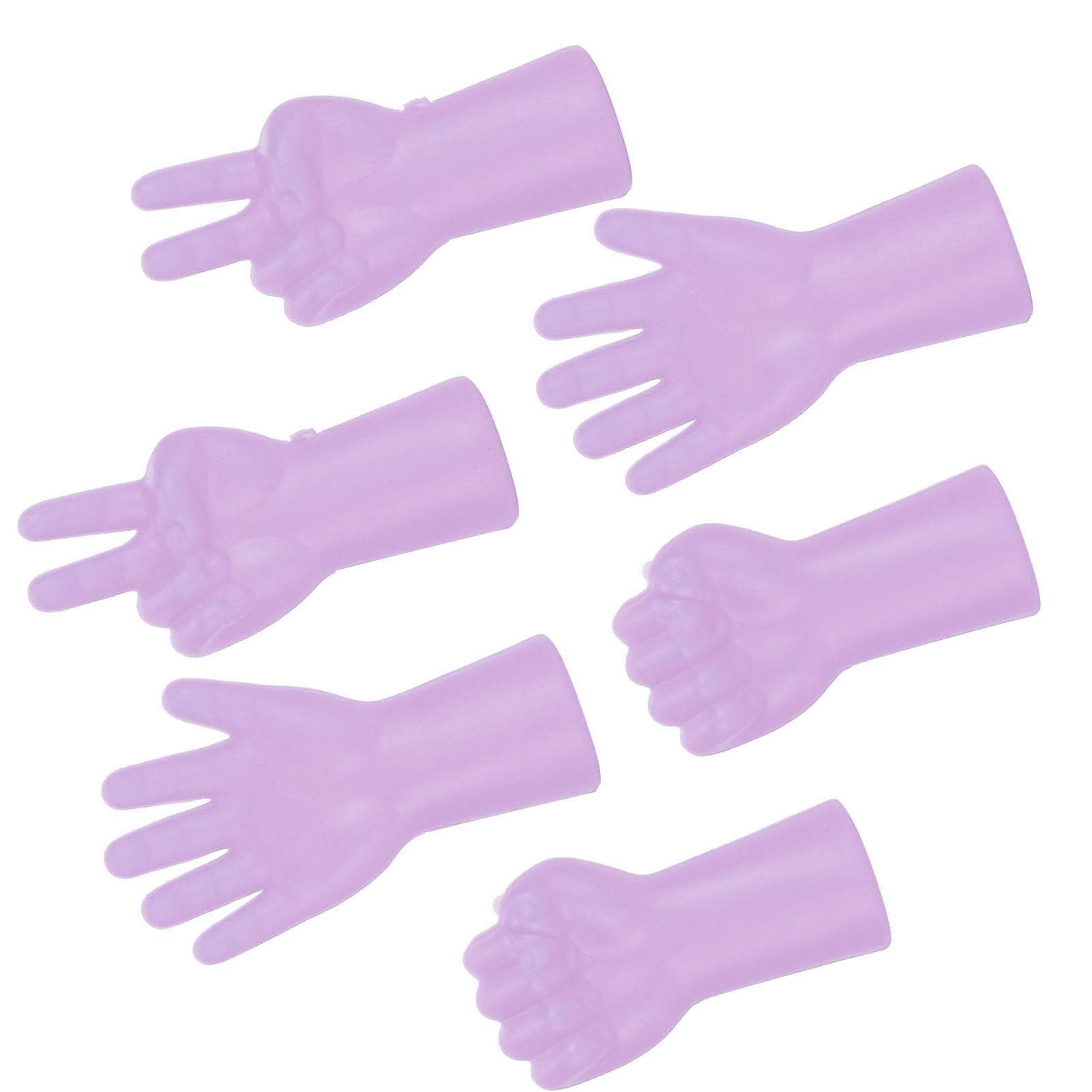 6Pcs Needle Cap NonSlip Sweater Pin Protector Knitting Prevent Dropping Needles Accessories(Purple )