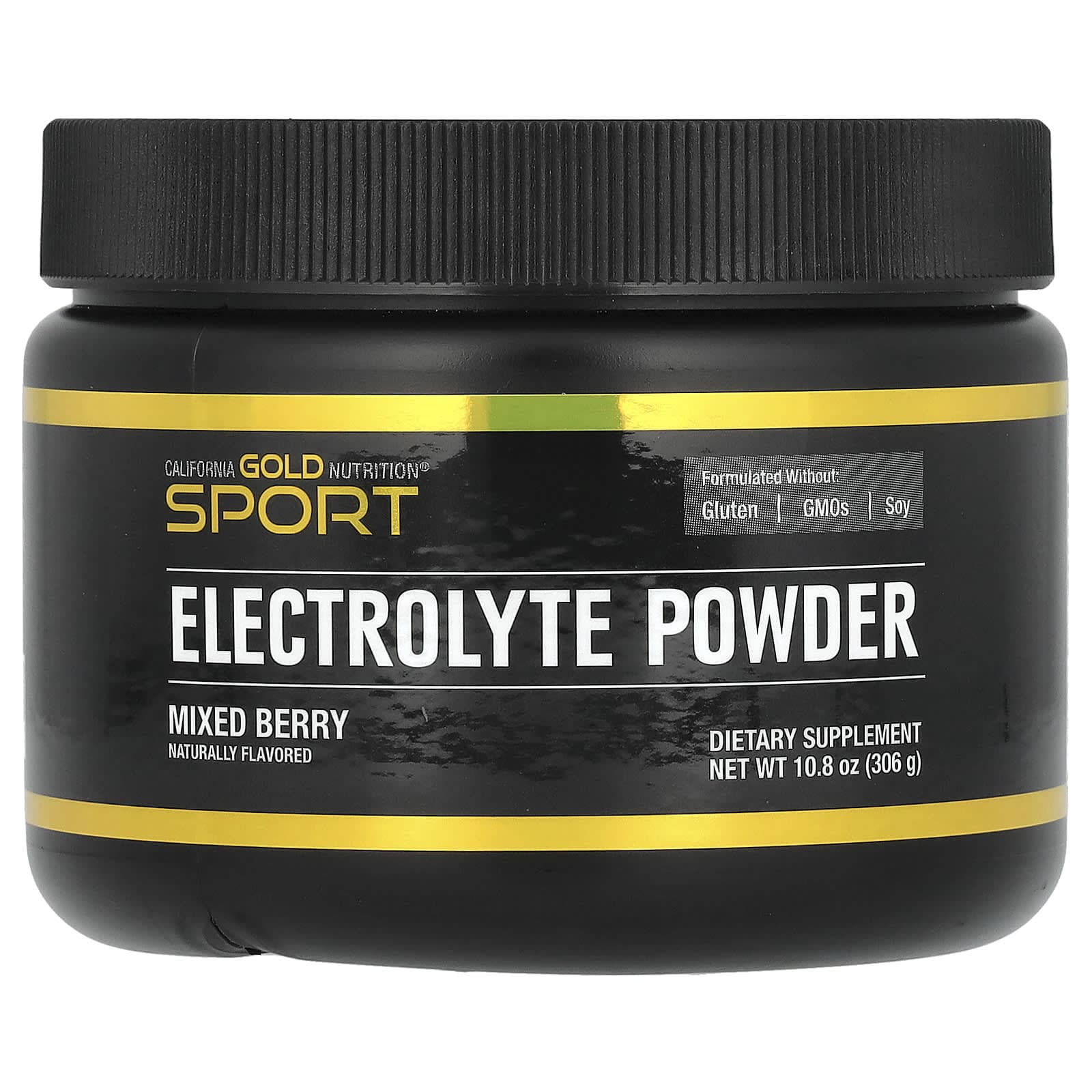 California Gold Nutrition, Sports, Electrolyte Powder, Mixed Berry Flavor, 10.8 oz (306 g)