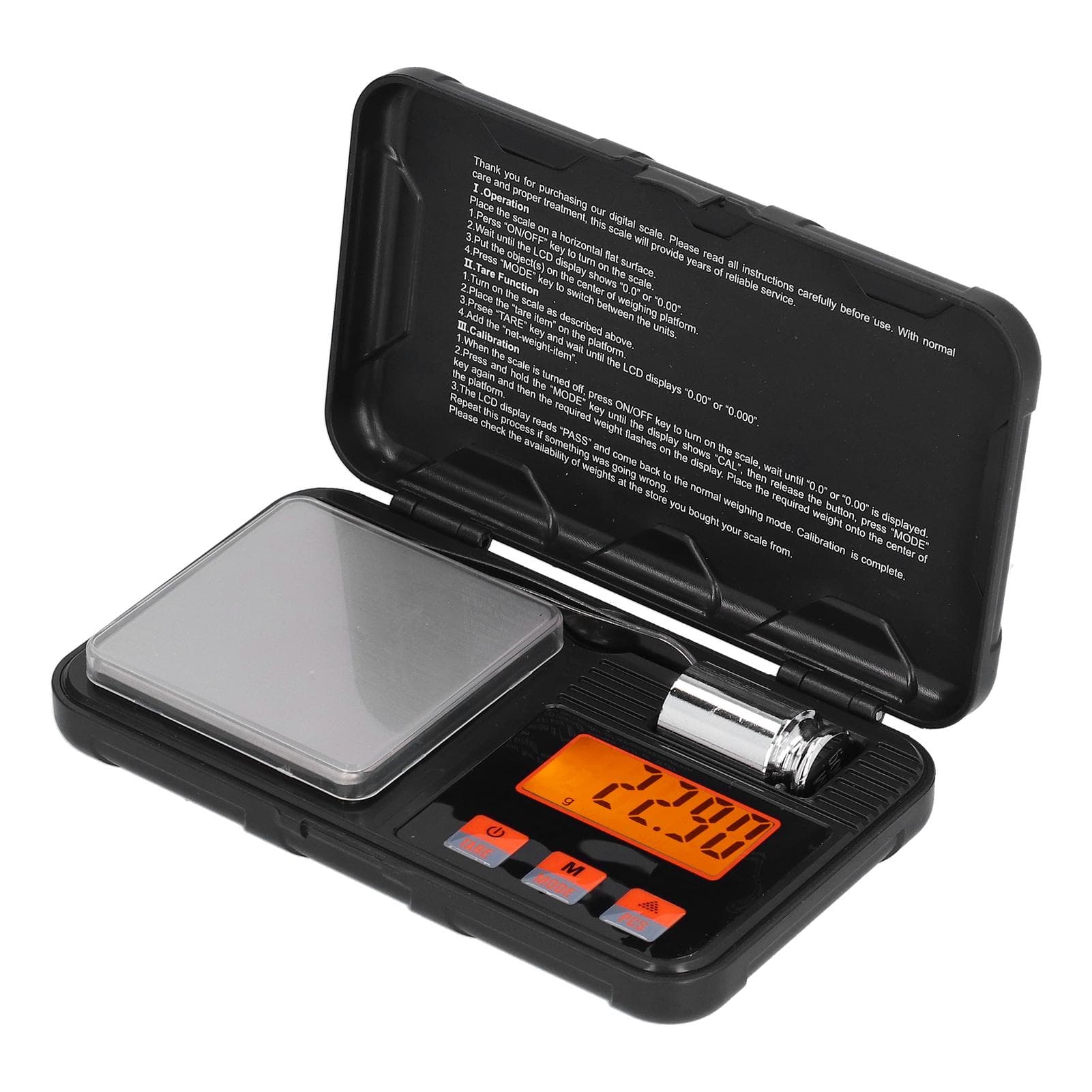 Mini Jewelry Scale Electronic LCD Display Scale Digital Pocket Scale High Accuracy Kitchen Scale