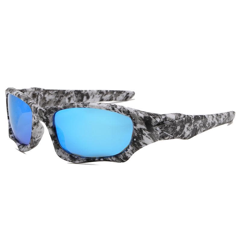Men's Polarized Tactical Windproof Sunglasses - Military Green, Sports Style Non-Polarized
