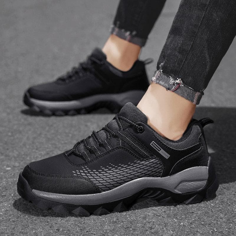 Men Sneakers Hiking Shoes for Men Outdoor Mountain Boots Climbing Sneakers Autumn Shoes 39 black