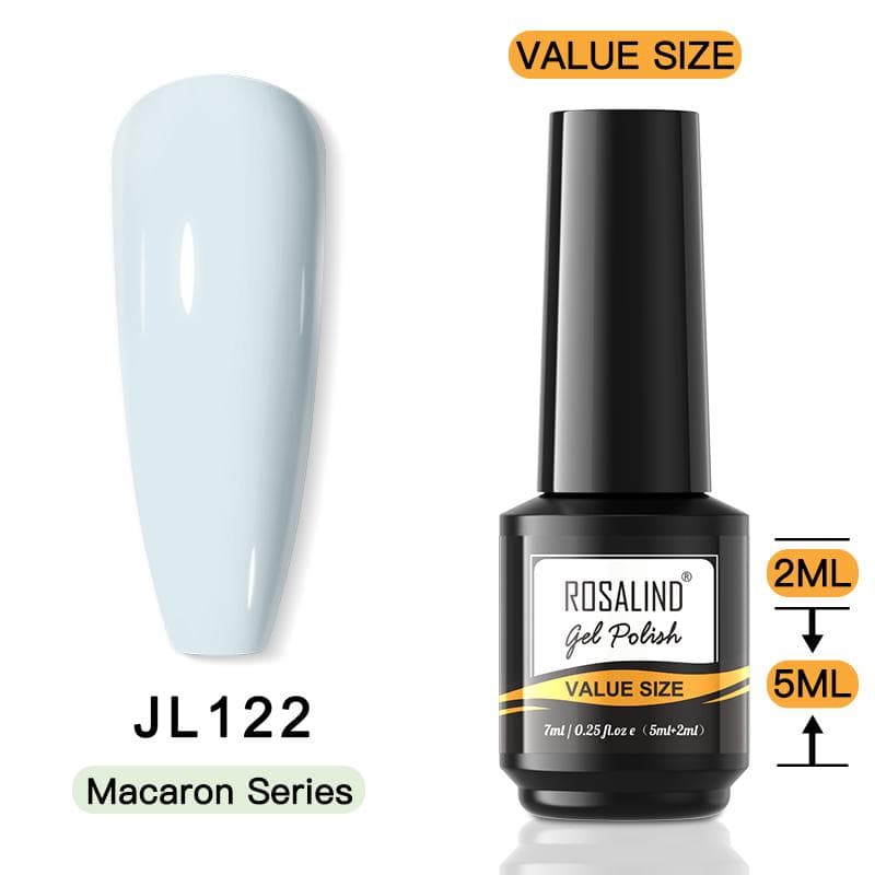 ROSALIND Soak Off 7ML Pure Color Nail Gel Bright For Nail Art Design LED/UV Lamp