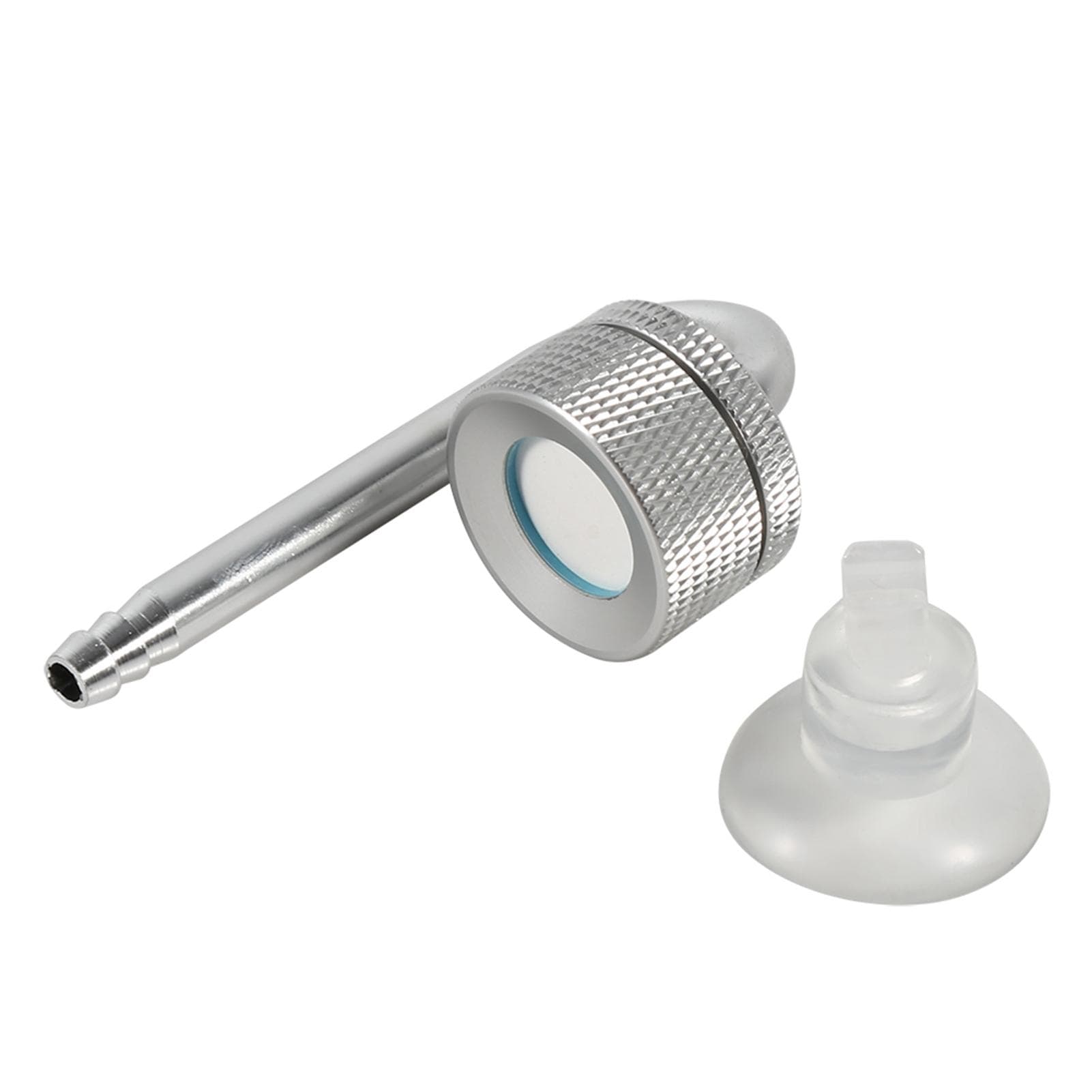 Aluminium Alloy Carbon Dioxide Diffuser Atomiser Fish Tank Supplies Aquarium Equipment Silver silver