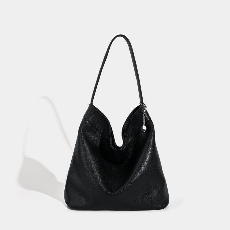 Vintage Bag Frosted Tote Bag Slouchy Leather Bag Women's Bucket Bag Shoulder Bag