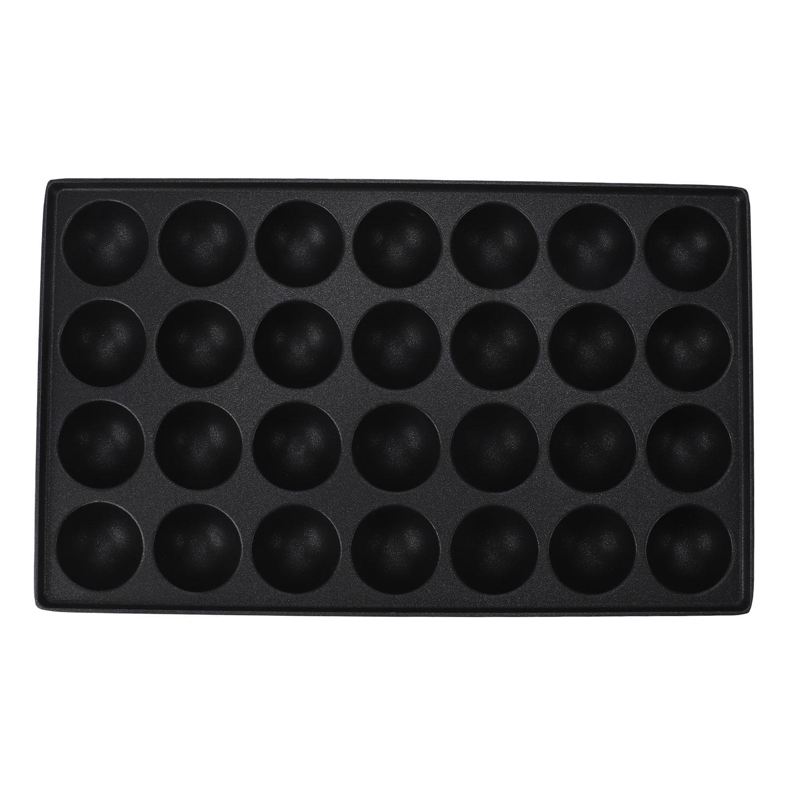 28 Holes Takoyaki Maker Baking Pan Versatile Aluminum Alloy Octopus Meatballs Grill Pan Tray Plate L