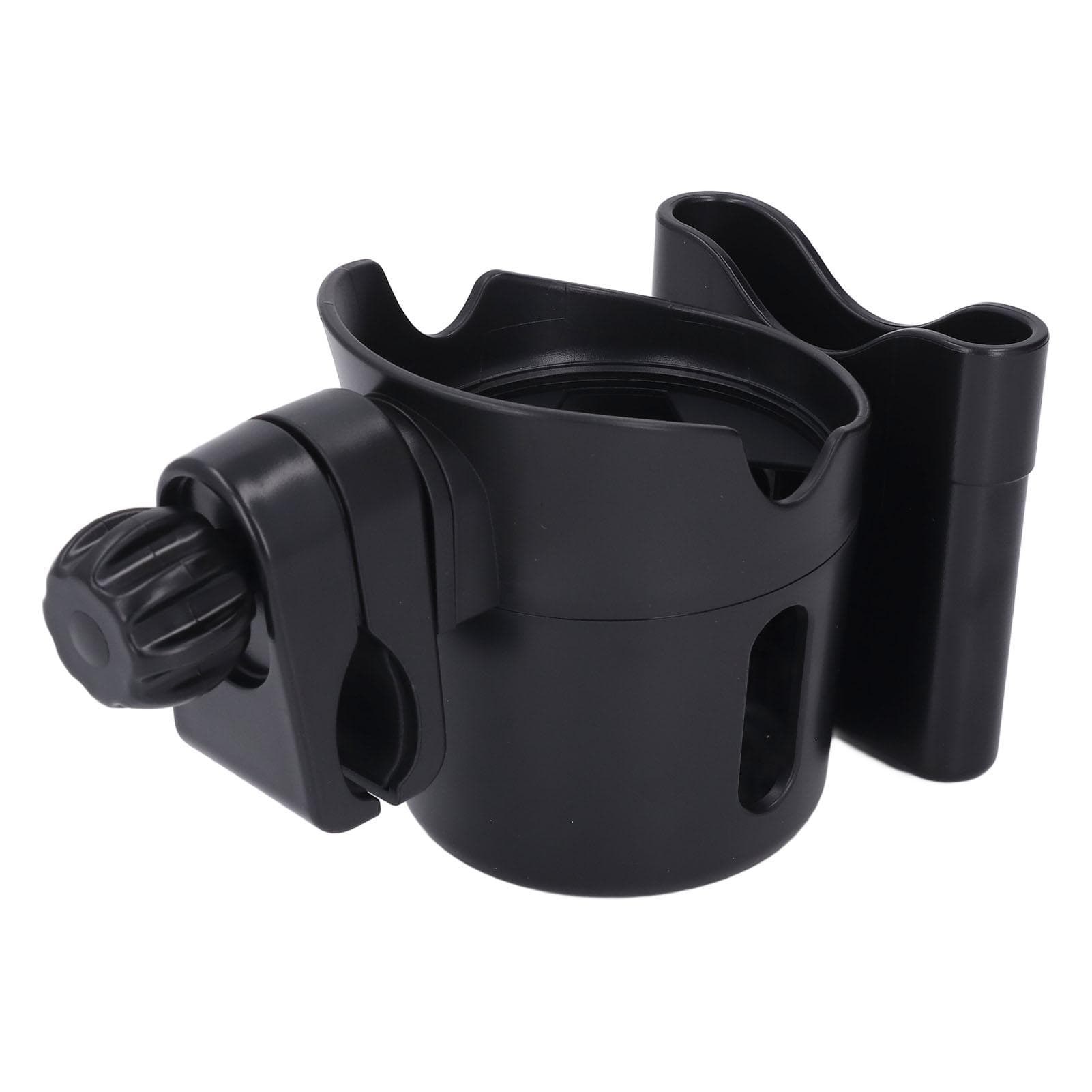 Walker Cup Holder 360 Degree Rotation Drink Holder Cup Holder with Phone Holder for Strollers