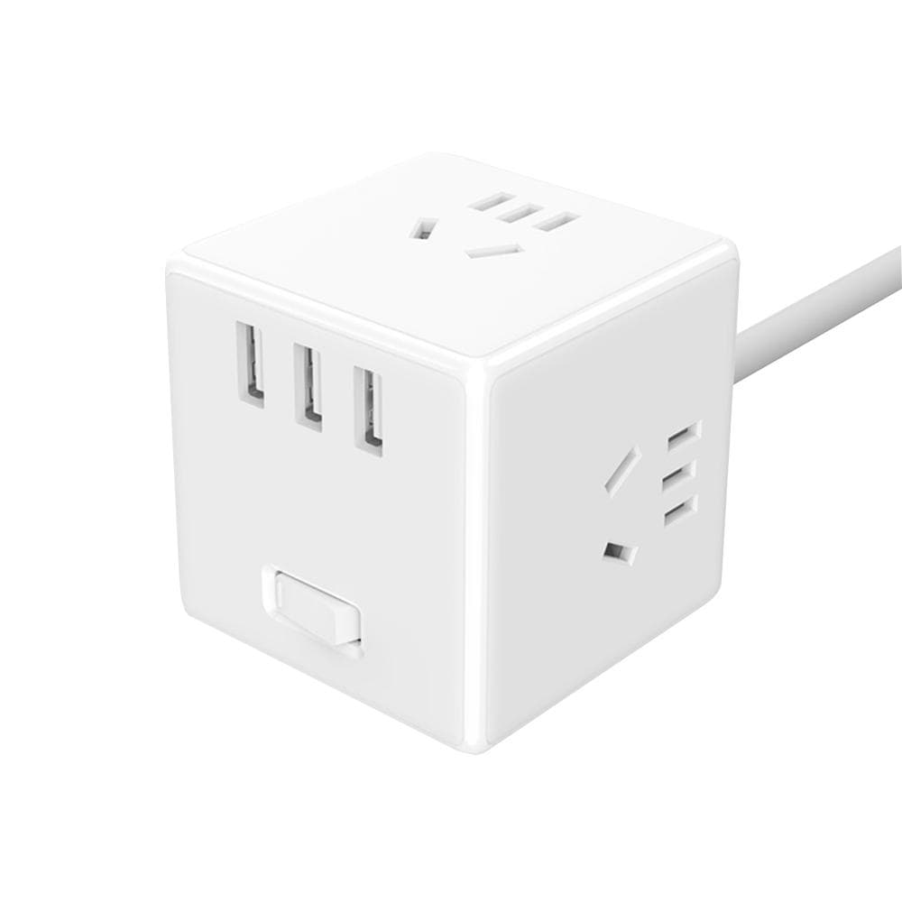 Xiaomi Mijia Magic Cube Socket Plug Multifunctional USB Charger Power Adapter 6 Ports Socket Wired Version